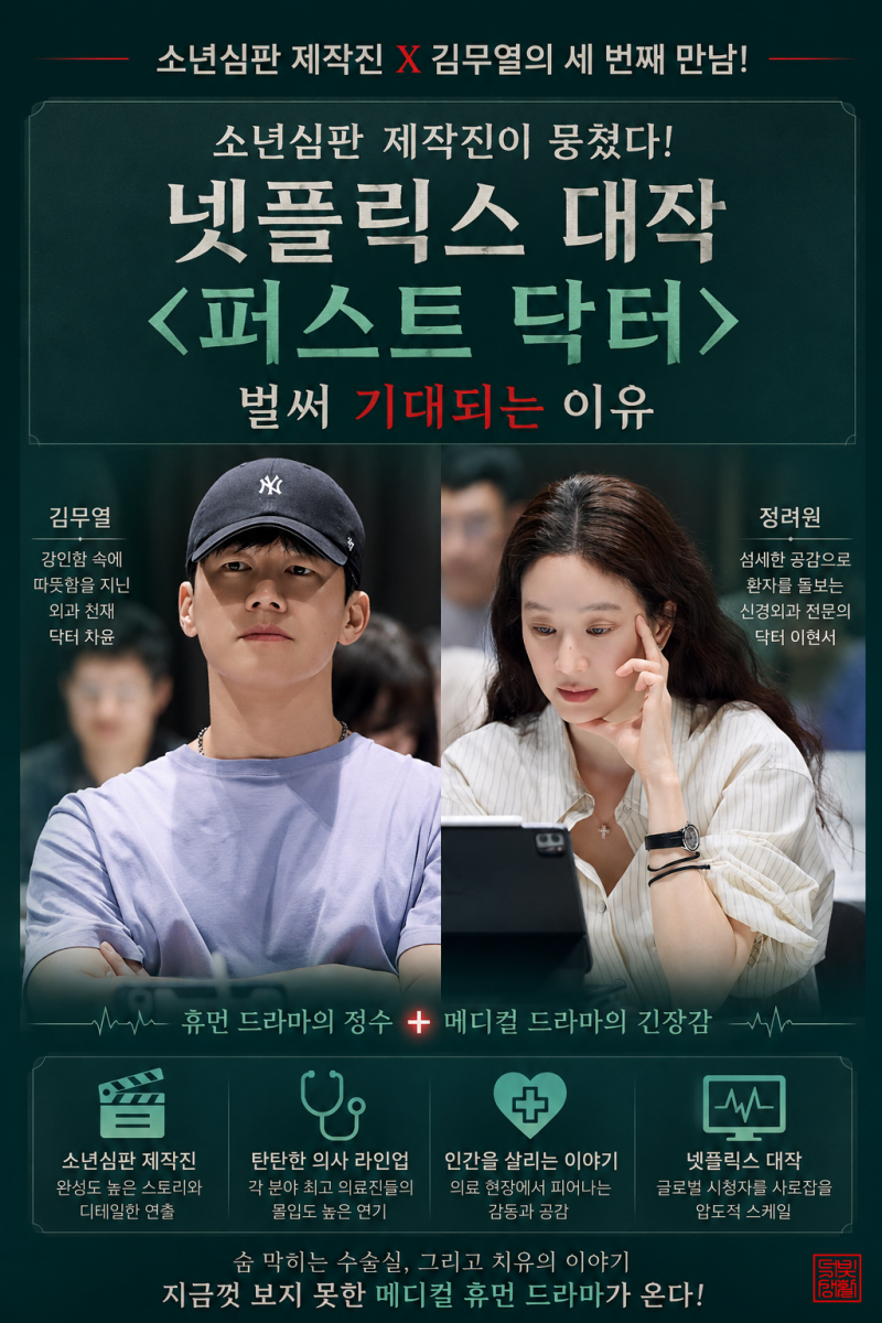 김무열 차기작 또 넷플릭스? 퍼스트 닥터 벌써 기대되는 이유