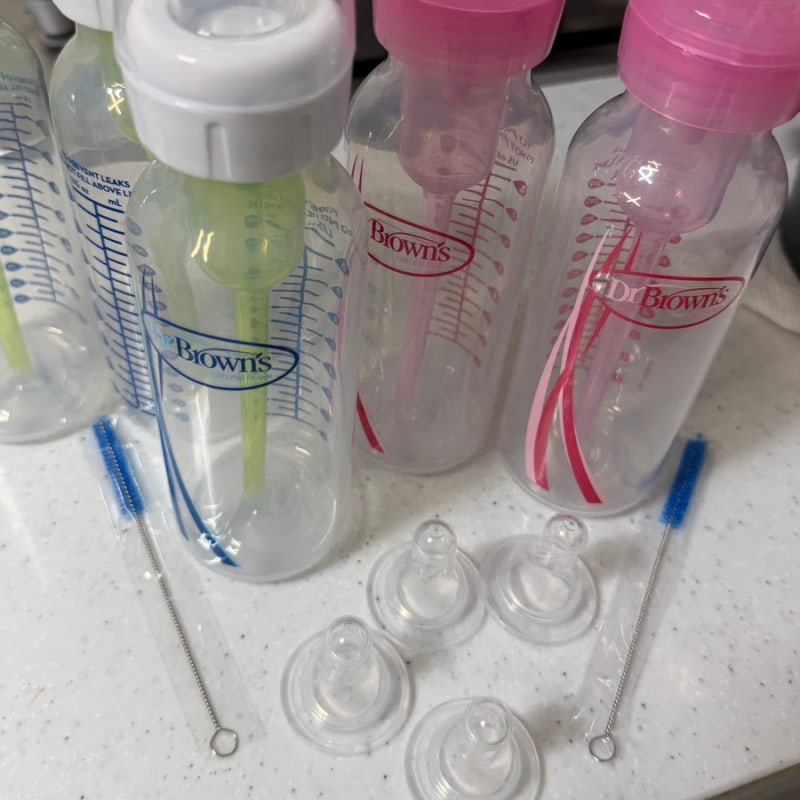 돌고 돌아 닥터브라운 내로우넥 젖병으로 정착한 후기 (와이드넥 비교, 사출, 세척, PP소재)