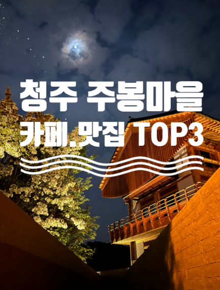[청주] 주봉마을 근처 가볼만한 곳 추천 TOP3/ 인문아카이브양림, 포이드캐롯, 송어마을/ 회장....