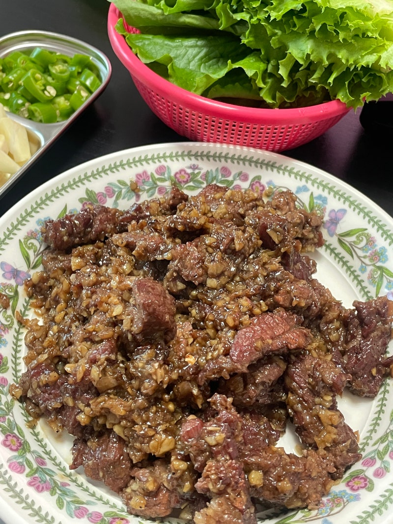 코스트코 본갈비살 후기｜갈비살인 줄 알고 샀다가 마늘갈비 만들어본 결과