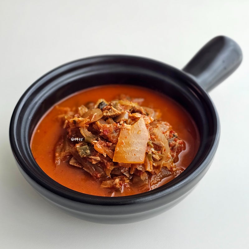 참치김치찌개 레시피 15분 완성 초간단 김치찌개 끓이는법