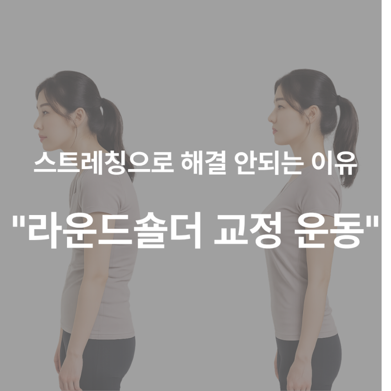 라운드숄더 교정 운동, 가슴 스트레칭만으로 해결이 안됐던 이유