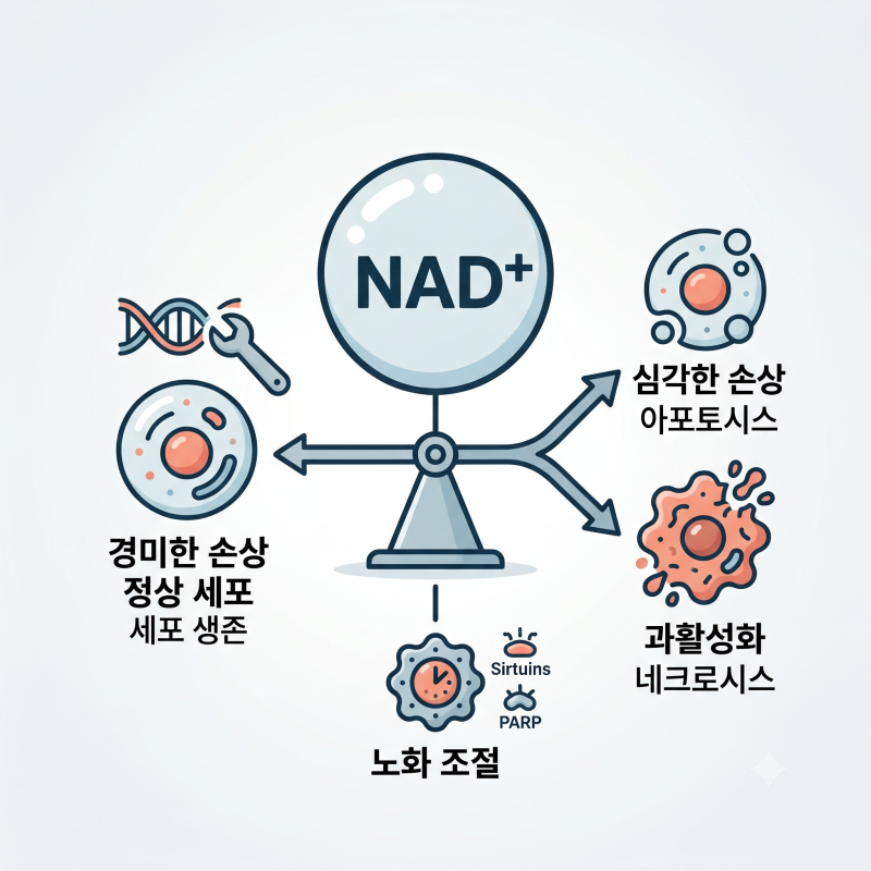 NMN vs 니코틴(산)아미드 메가도스