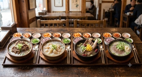 고혈압이 있는 노인이라면 도가니탕, 갈비탕, 꼬리곰탕, 설렁탕 중에서는 설렁탕이 상대적으....