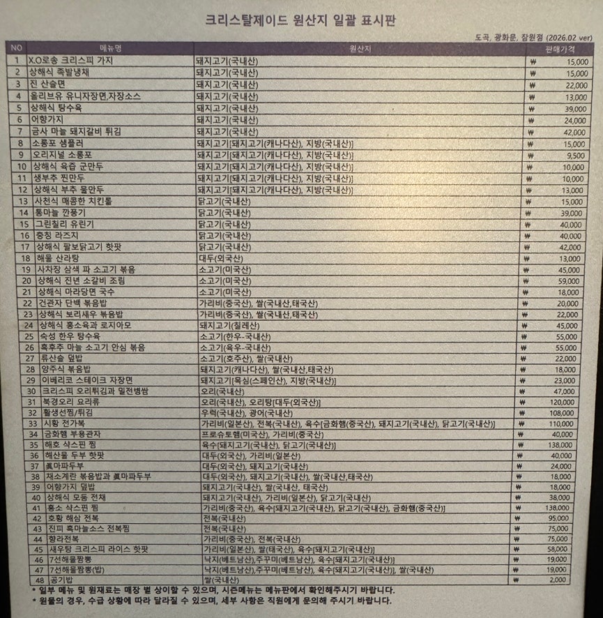 크리스탈제이드 광화문상하이팰리스점 사진 6