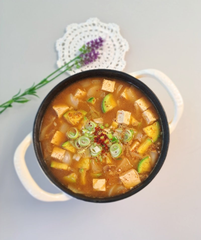 급식대가 된장찌개 비법 레시피 두부 된장찌개 맛있게 끓이는 법