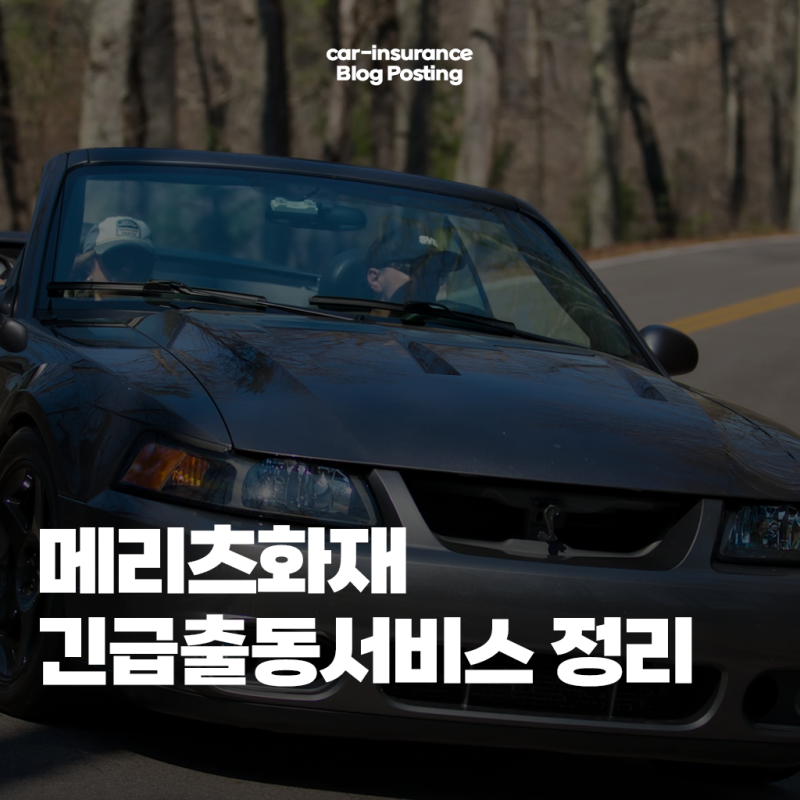 메리츠화재 긴급출동서비스 총정리(남은 횟수, 유료 무료 조회)