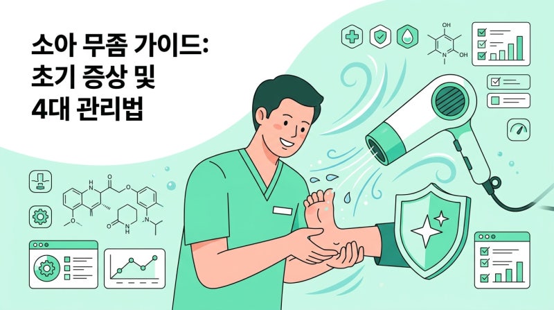 무좀 없애는 법 증상 완화 관리법 4가지
