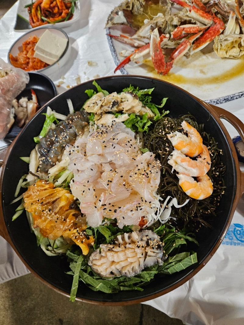 광주맛집 찾는다면 운천역 근처 호남수산 꽃게찜 & 활어물회 후기(광주물회맛집)