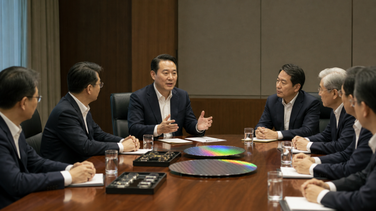 이 대통령 <b>이재용</b> 회동, 지방 <b>반도체</b> 투자가 핵심 의제로... 
