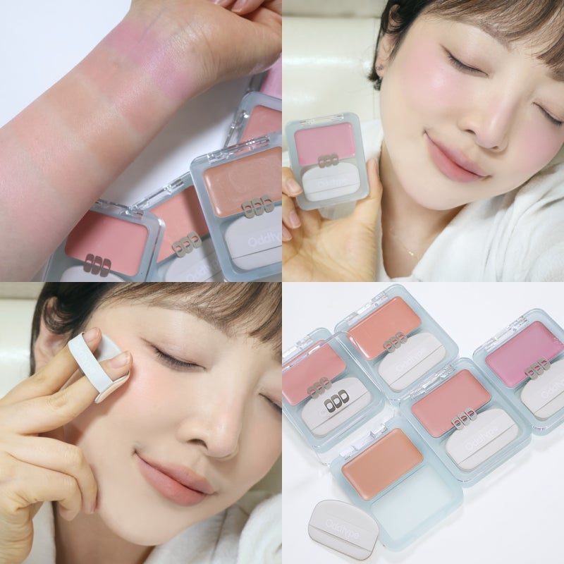 오드타입 오 블러 크림 블러셔 전색상 발색 후기 무신사 추천템