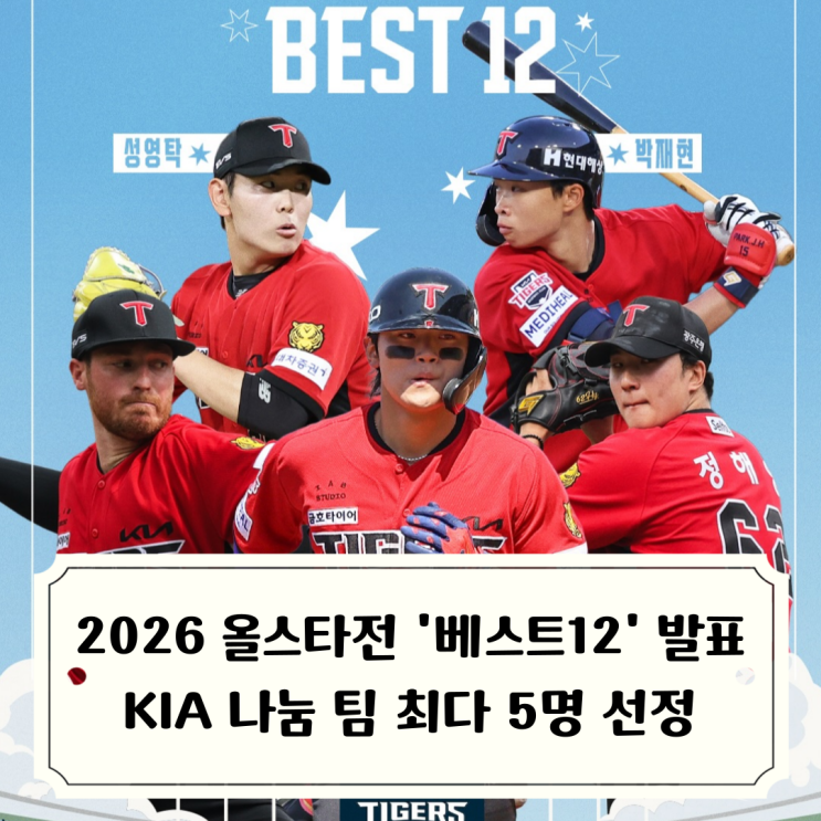 김도영 외야 박재현 각각 1명씩 합류, <b>마지막</b> <b>잠실</b> <b>올스타전</b>