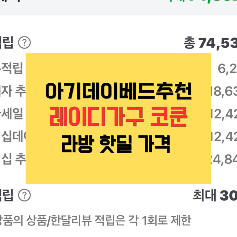 아기 데이베드추천 레이디가구 코쿤 라방 핫딜 가격 대공개 ((풀세트 체감 40만원대))