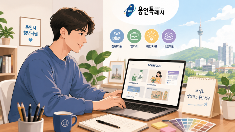 용인 청년e랑 청년 프리랜서 등록 방법｜용인에서 활동하는 청년 프리랜서라면 확인 필수!