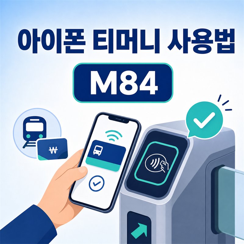 아이폰 티머니 사용법 — 지갑 앱 교통카드 등록부터 충전·익스프레스 모드까지