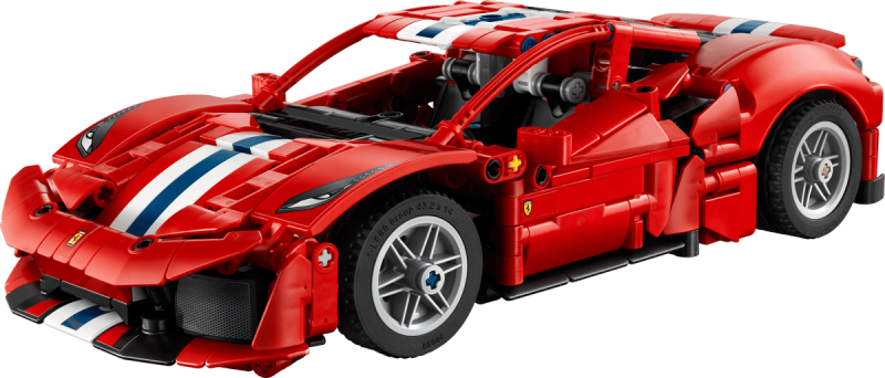 레고 테크닉 42235 페라리 488 PISTA, 이 가격에 V8 엔진까지?