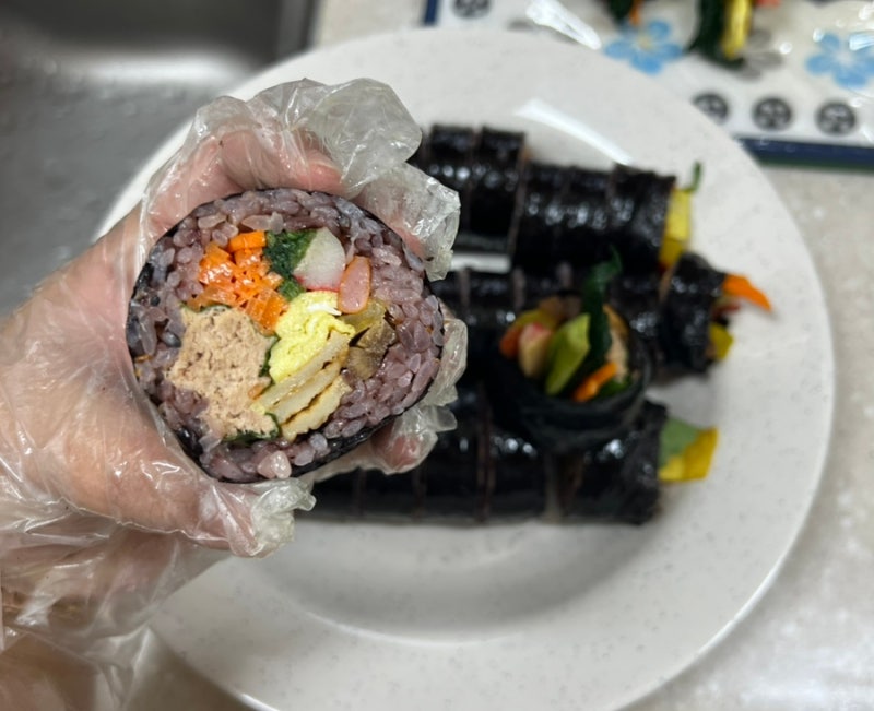 내맴대로 김밥 만들기 김밥레시피