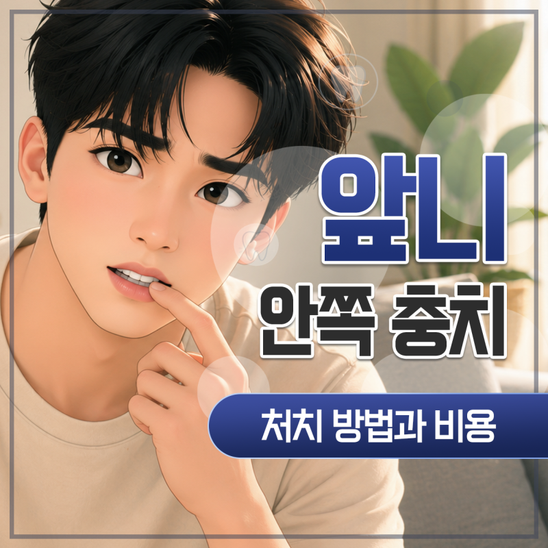 앞니 안쪽 충치 왜 생길까? 앞니 충치 치료 비용은 얼마나 들까?