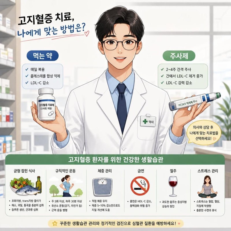 이상지질혈증 치료 주사제 / PCSK9 억제제