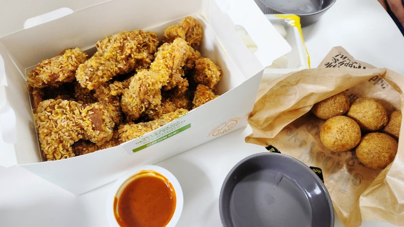 [BHC] 바삭한 콰삭킹 후기, bhc 신메뉴 치킨 솔직 리뷰 (내돈내산)