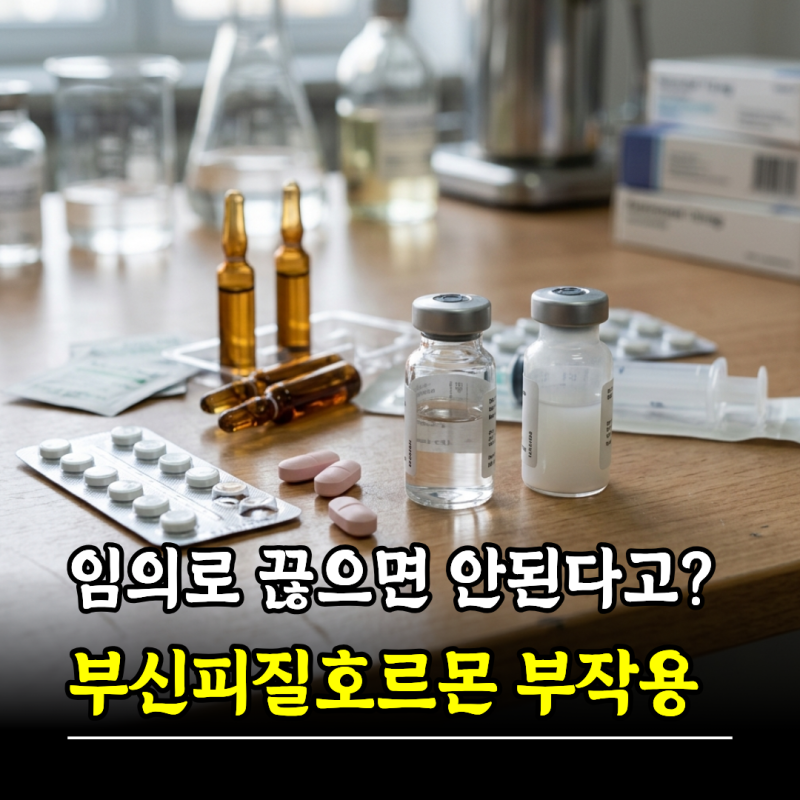 임의로 끊으면 안된다고? 부신피질호르몬 역할 부작용
