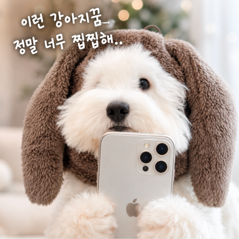 강아지꿈 조심하세요 이런 개꿈 꿨다면 할일!