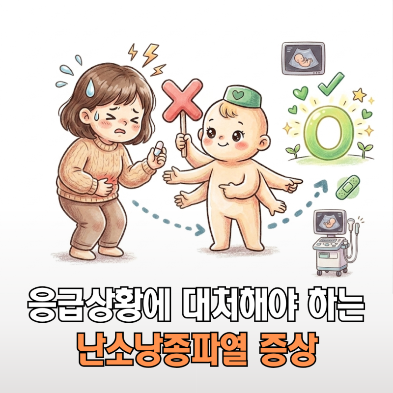 난소낭종파열 증상 갑자기 숨쉬기 힘들고 밑이 빠질 듯 아프다면 당장 응급실 가야 하는 이....