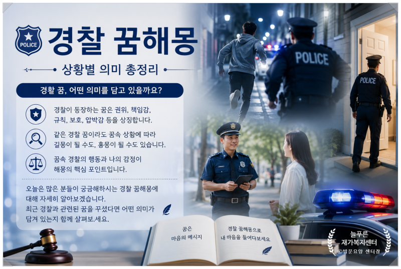경찰 꿈은 무슨 뜻일까? 상황별 경찰 꿈해몽 총정리