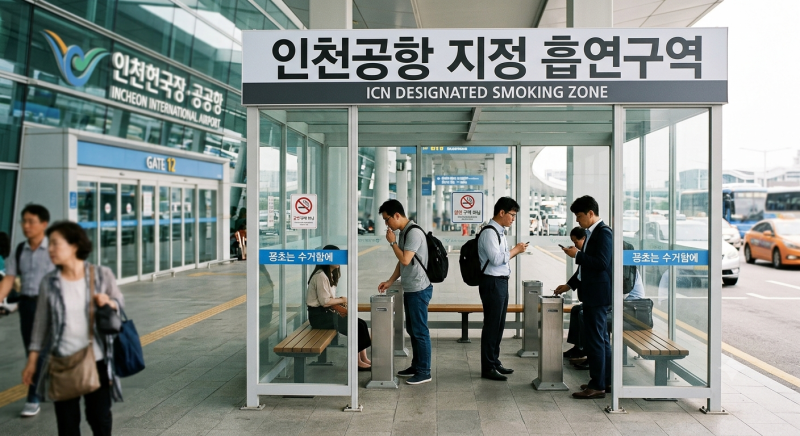 [여행 꿀팁] 인천공항에서 헤매지 마세요! 터미널별 흡연구역 위치 완벽 가이드 ✈️