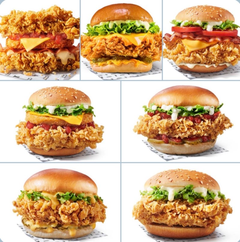 요즘 인기있는 KFC 메뉴 추천 햄버거 순위 TOP 7