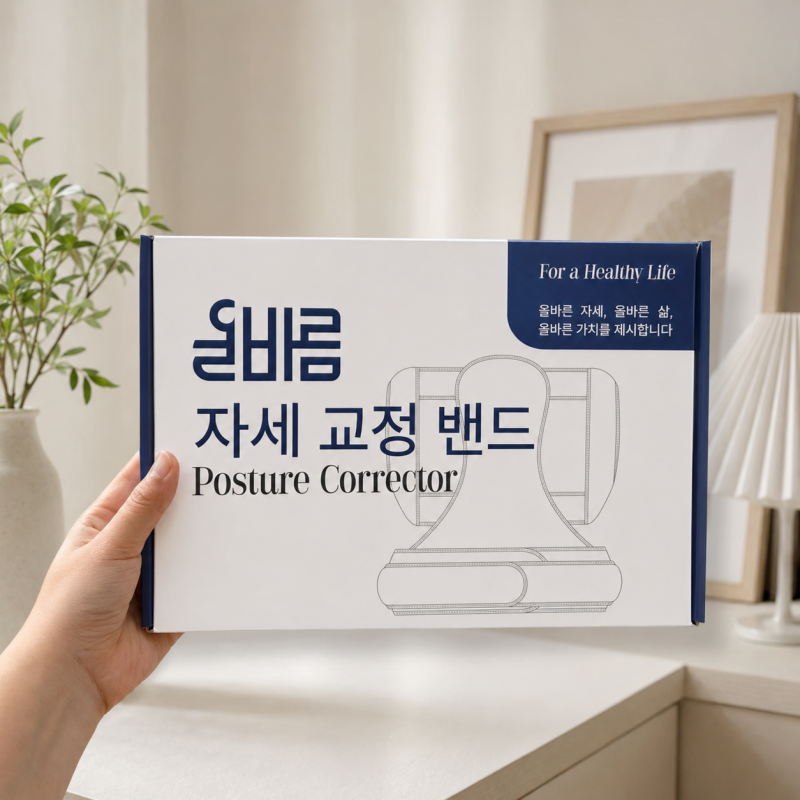 올바름 자세교정밴드 후기｜거북목·라운드숄더 자세교정 습관에 도움 됐던 집콕 육아템