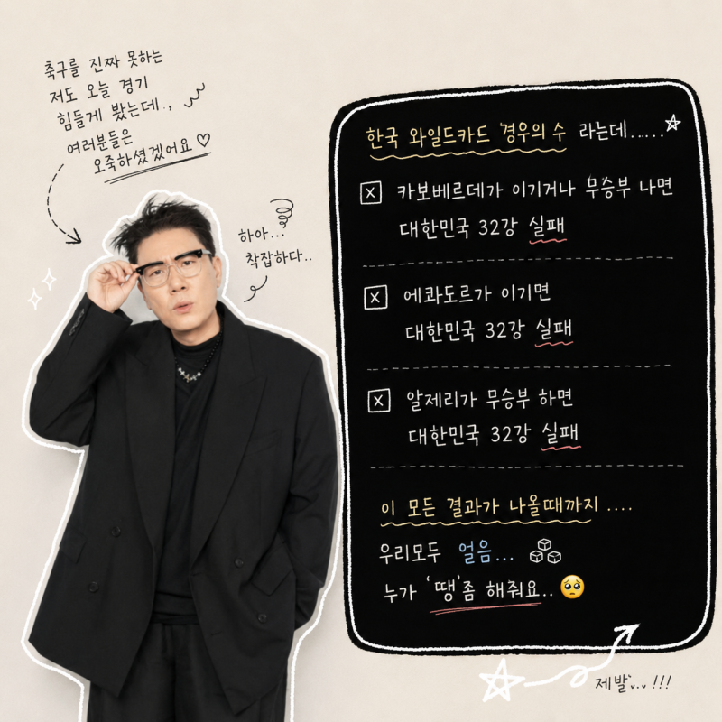 이상민, 남아공전 패배 착잡 심경 32강 진출 경우의 수
