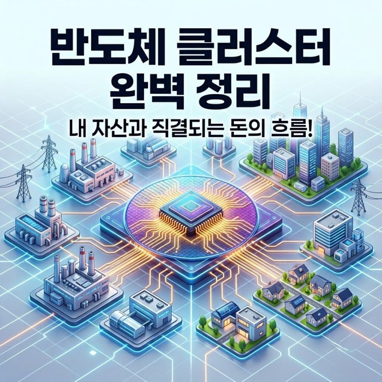 반도체 <b>클러스터 뜻</b>, 나만 몰랐던 인구 유입과 집값 상승의... 