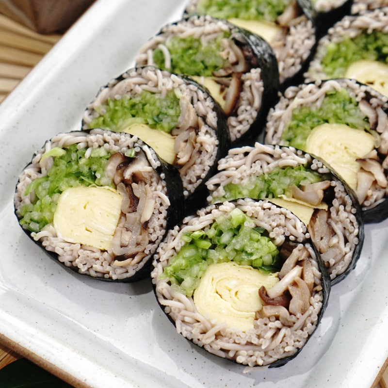 밥 대신 메밀면 넣었더니.. 5kg 뺄 때 주 2회 먹은 메밀 김밥 레시피