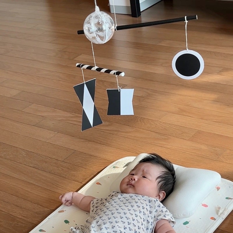 신생아 몬테소리 무나리모빌 흑백모빌 만들기 DIY 키트 시기 언제까지