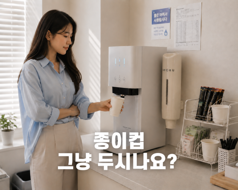 ✨ 종이컵 보관 방법만 바꿨을 뿐인데 훨씬 깔끔해졌어요