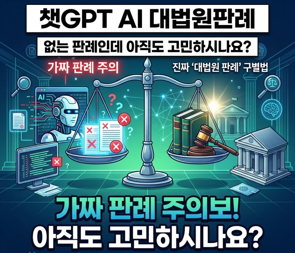 chat gpt ai대법원판례 없는판례인데 아직도 고민하시나요 필독
