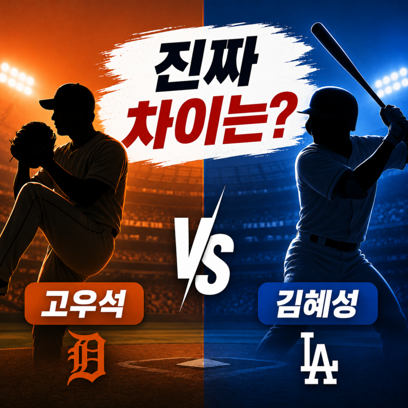 고우석 vs 김혜성 성적 말고 진짜 차이는? 2026 현재 상황 정리