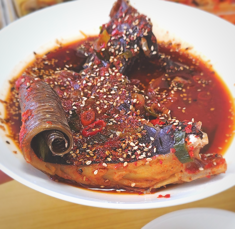 가오리찜과 가오리조림 그사이의 간단 양념 레시피, 반건조 가오리 활용 밥도둑 반찬 만들기....