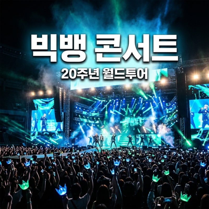 빅뱅 콘서트 2026 고양 월드투어: 예매, 좌석, 티켓 가격 완벽 정리
