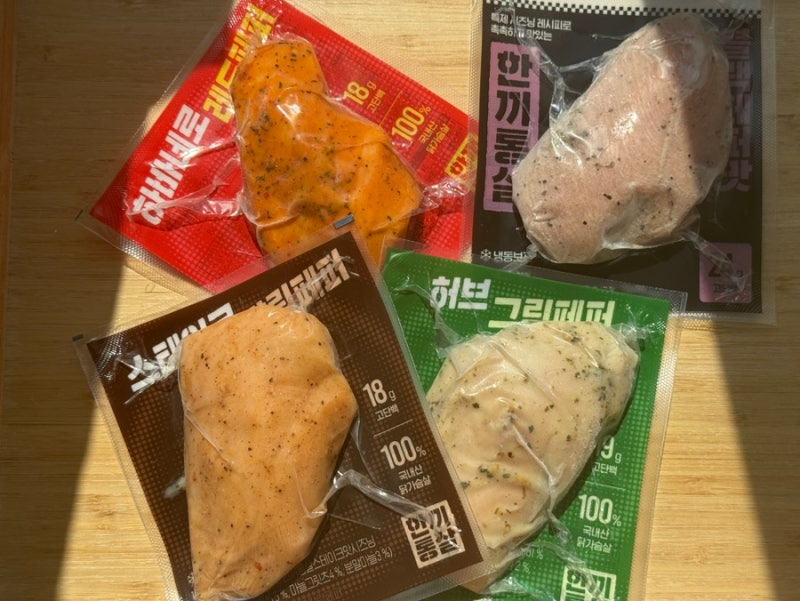 한끼통살 닭가슴살 | 시즈닝 닭찌로 챙기는 단백질 식단