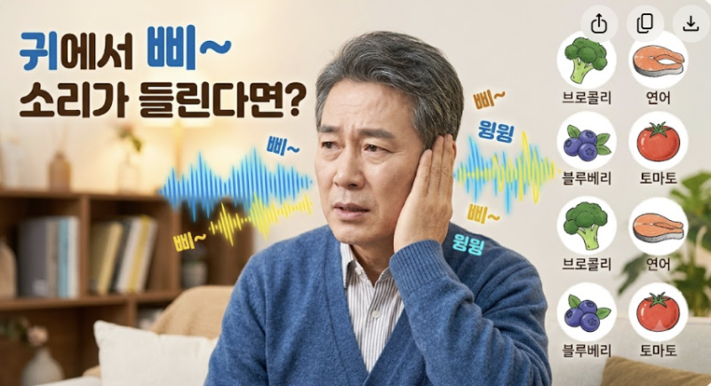 귀에서 소리가 나는 질환(이명) 원인부터 치료, 좋은 음식까지 총정리