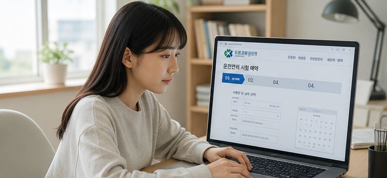 "5분이면 접수 끝난다" 운전면허 필기시험 온라인 예약 방법 따라하면 된다