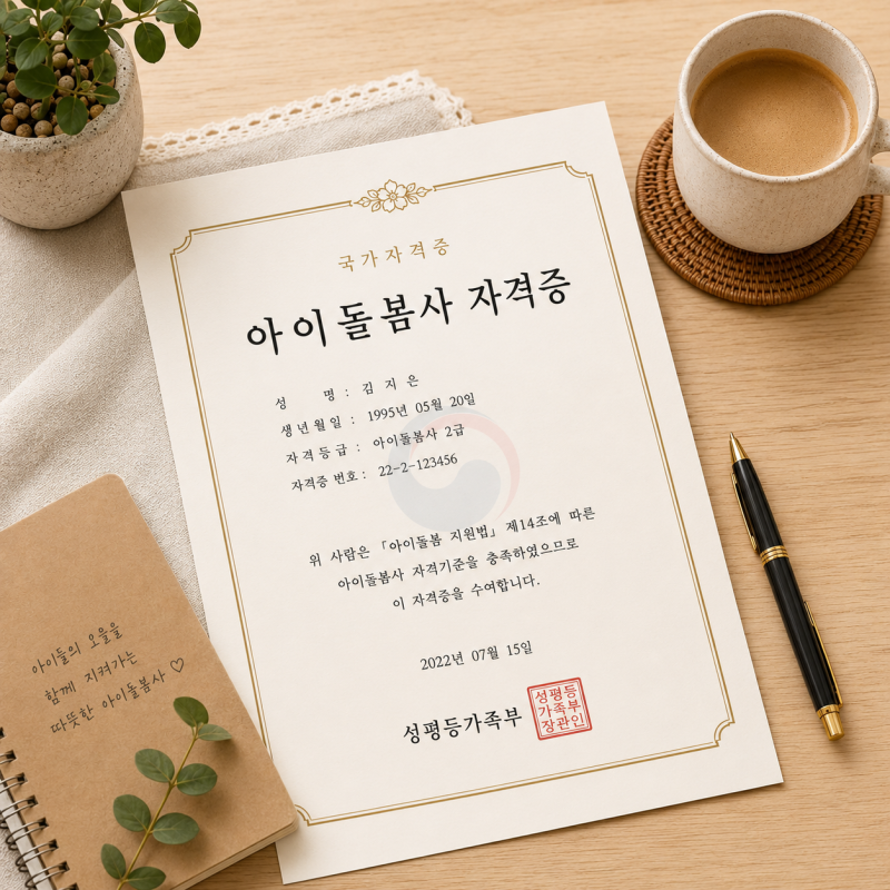 아이돌봄사 국가자격증 취득 후, 광주에서 실제로 일하려면? 내가 지원한 방법 단계별로 정....