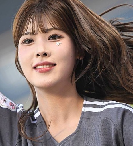 박예은 치어리더, 잠실을 달군 '응원 리허설'의 순간