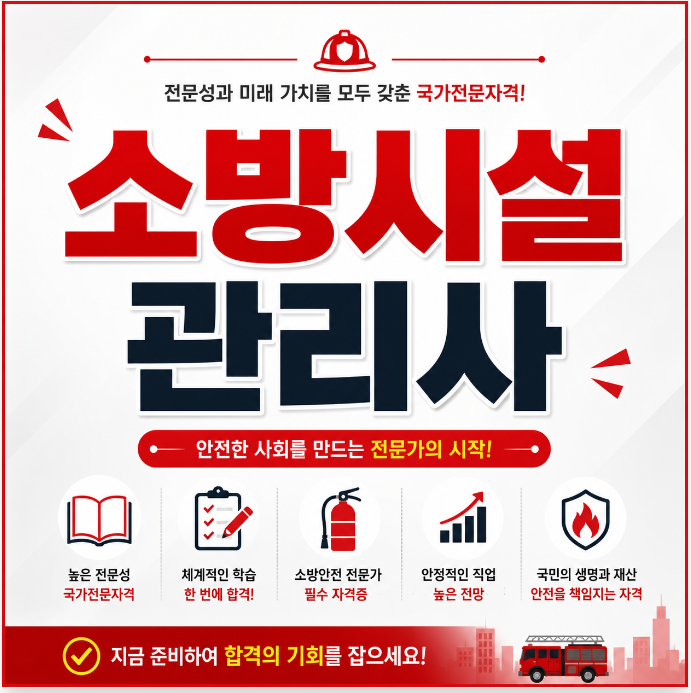 소방시설관리사, 응시자격부터 1차·2차 공부법까지 꼭 알아야 할 것들