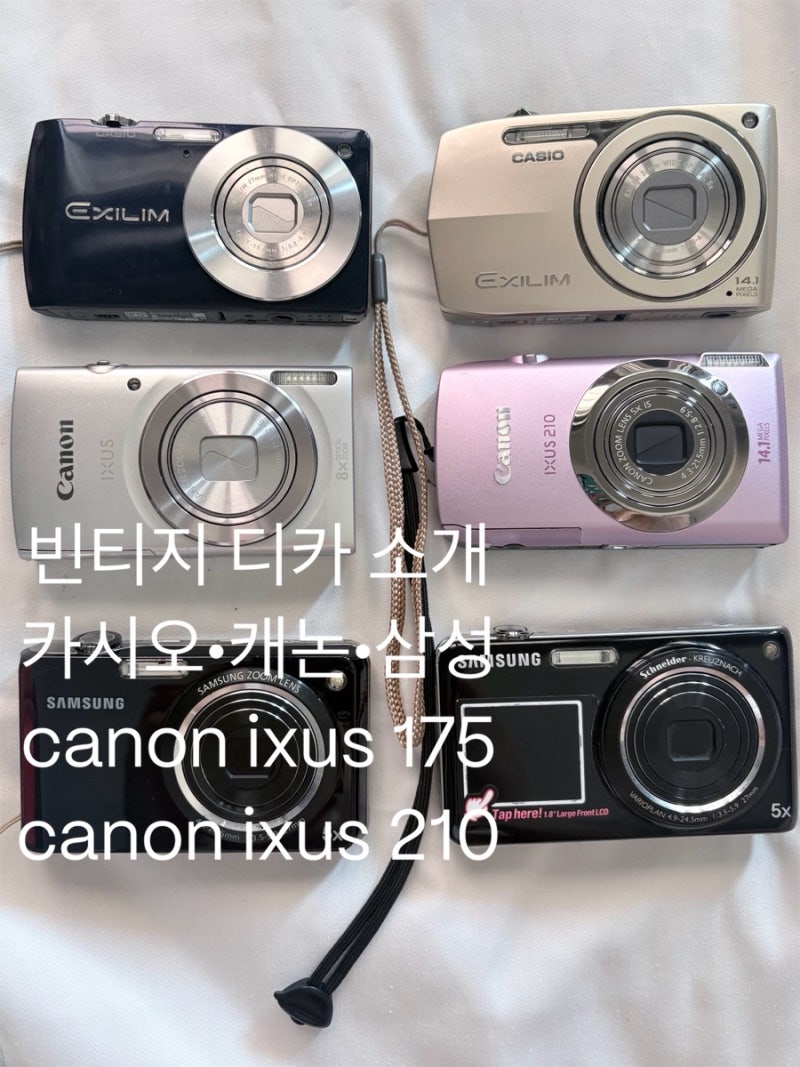 빈티지 디카 소개 | 캐논 익서스 210 캐논 익서스 175 비교 작례 후기
