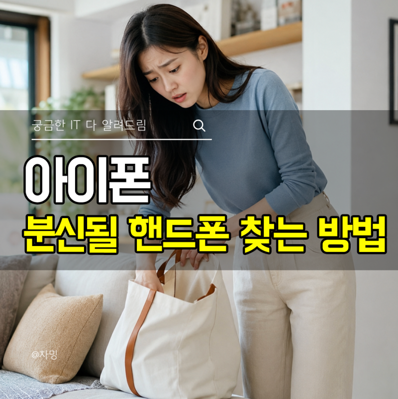 분실된 아이폰 나의 찾기 위치 추적 잃어버렸을 때 사용법