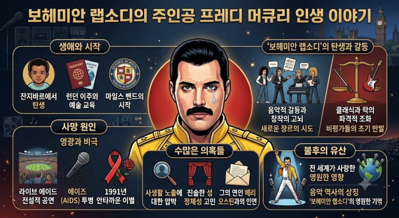 “보헤미안 랩소디의 주인공 프레디 머큐리 인생 이야기” - “나는 스타가 되지 않을 것이....