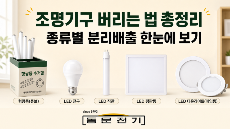 조명기구 버리는 법 총정리! - LED조명, 형광등, 백열등 분리수거 방법은 어떻게 될까? 폐기물 ....